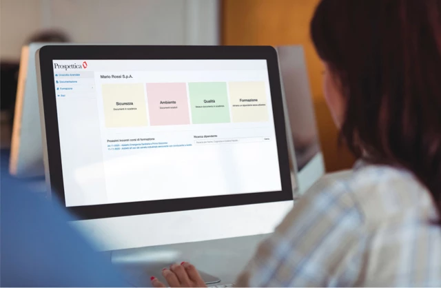 Schermata admin dashboard